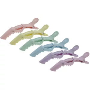 Efalock Shark, klipsy oddzielające, kolory pastelowe, 1szt. każdego koloru