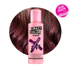 Crazy Color, toner odżywczy do włosów, Aubergine - oberżyna, nr 50, 100ml