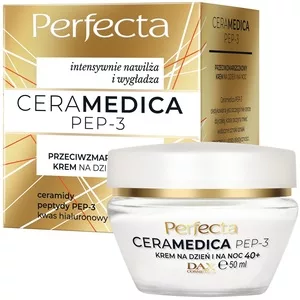 Perfecta Ceramedica Pep-3 przeciwzmarszczkowy krem na dzień i na noc 40+ 50ml