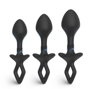 S-Hande FlexiCore zestaw korków analnych Black 3szt