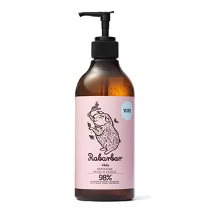 Yope, mydło w płynie, Rabarbar i Róża, 500ml