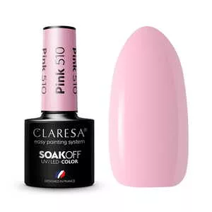 Claresa, Lakier hybrydowy, PINK 510, 5g