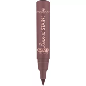 Essence Line N' Stain! Tattoo Lip Liner, długotrwała konturówka w płynie do ust, 03 - Make A Mauve, 2.5ml