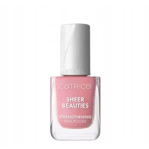 Catrice Sheer Beauties Strengthening Nail Polish, lakier wzmacniający do paznokci, 050 Peonies Please!, 10.5ml