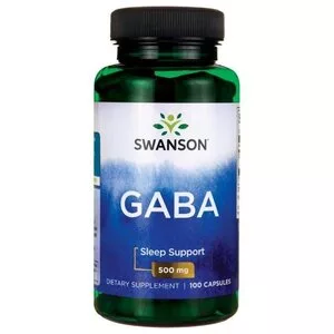 Swanson GABA 500mg 100 kaps