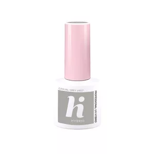 hi hybrid, lakier hybrydowy, 5ml, #407 Casual Grey