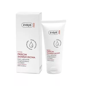 Ziaja Med Kuracja przeciwzmarszczkowa, krem aktywnie wygładzający na dzień SPF 6, 50ml