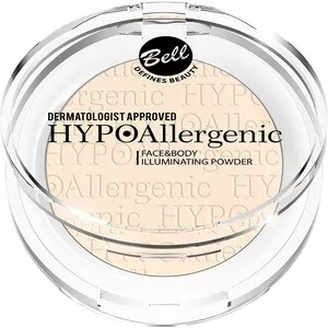 Bell HYPO Face&Body Illuminating Powder, puder rozświetlający do twarzy i ciała, 1, 6g