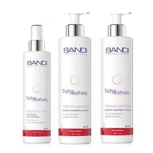 Bandi Tricho-Esthetix, zestaw przeciw wypadaniu włosów, szampon + lotion + odżywka