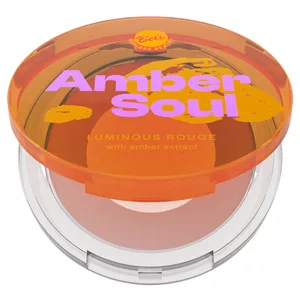 Bell Amber Soul Luminous Rouge, rozświetlający róż brązujący do twarzy z ekstraktem z bursztynu, 001, 9g