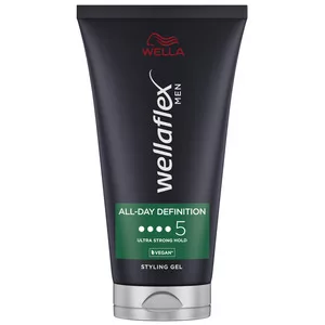 Wella Wellaflex Men, All-Day Definition Gel, żel do włosów, Ultra-Strong Hold, 150ml