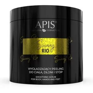 Apis Sunny Rio, wygładzający peeling do ciała, dłoni i stóp, 700g