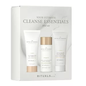 Rituals Your Ultimate Cleanse Essentials zestaw rozjaśniający peeling 30ml + pianka oczyszczająca 30ml + puder oczyszczający 15g