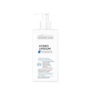 Bielenda Hydro Lipidium Maksymalna Tolerancja, delikatna emulsja do mycia i demakijażu, 300ml