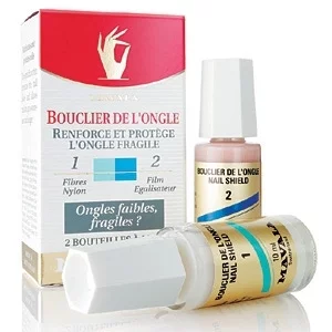 Mavala Nail Shield, dwufazowy, nylonowy utwardzacz paznokci, 2x10ml
