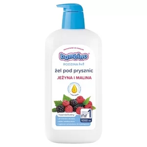 Bambino Rodzina hiperdelikatny żel pod prysznic dla dzieci i dorosłych, Jeżyna i Malina 1000ml