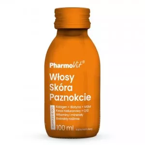 Pharmovit Włosy Skóra Paznokcie Supples & Go suplement diety w płynie 100ml