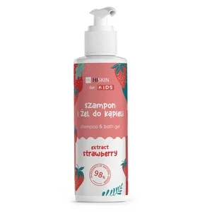 HiSkin Kids szampon i żel do kąpieli dla dzieciTruskawka 280ml
