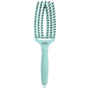Olivia Garden Fingerbrush Combo, szczotka do rozczesywania i masażu, włosie dzika, średnia, Mint