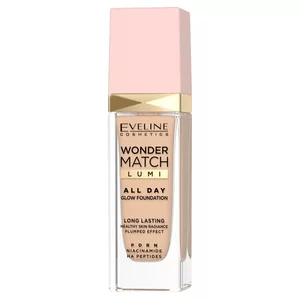 Eveline Cosmetics Wonder Match Lumi All Day Glow długotrwały podkład rozświetlający 20 Nude 30ml