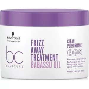 Schwarzkopf BC Frizz Away, wygładzająca maska do włosów z olejem babassu, 500ml