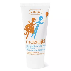 Ziaja Maziajki, żel do zębów dla dzieci guma balonowa, 50ml