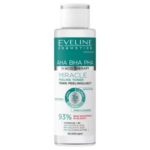 Eveline Cosmetics 3 x Acid Therapy tonik peelingujący 110ml