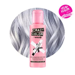 Crazy Color, toner odżywczy do włosów, Silver - srebrny, nr 027, 100ml