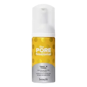 Benefit The POREfessional Tight’n Toned mini tonik w piance z kwasami AHA+PHA oczyszczający pory 60ml