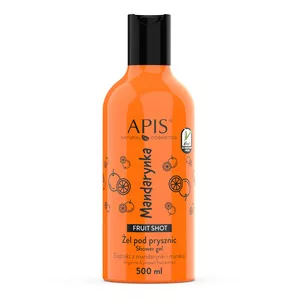 Apis Fruit Shot, żel pod prysznic, mandarynkowy, 500ml