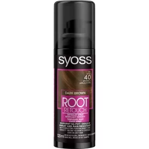 Syoss Root Retouch spray do maskowania odrostów Ciemny Brąz 120ml