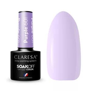 Claresa, Lakier hybrydowy, PURPLE 601, 5g
