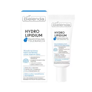 Bielenda Hydro Lipidium Maksymalna Tolerancja, wysoko-lipidowy krem barierowy silnie regenerujący, 50ml