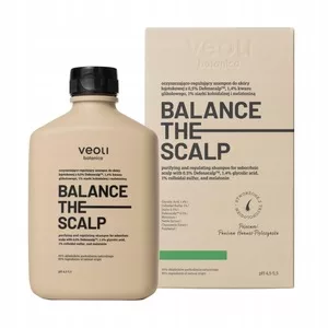 Veoli Botanica Balance the Scalp, oczyszczająco-regulujący szampon do skóry łojotokowej, 300ml