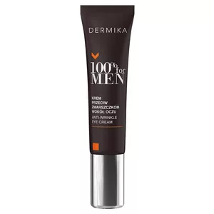 Dermika 100% For Men, krem przeciwzmarszczkowy pod oczy dla mężczyzn, 15ml