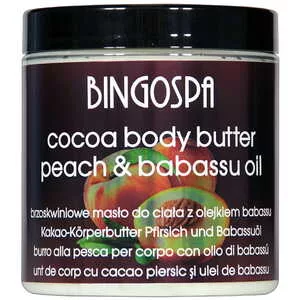 BingoSpa Brzoskwiniowe masło do ciała z olejkiem babassu 250g