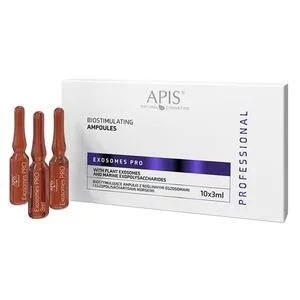 Apis Exosomes Pro, biostymulujące ampułki z roślinnymi egzosomami, 10x3ml