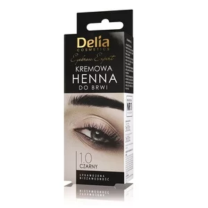 Delia Eyebrow Expert kremowa henna do brwi 1,0 Czerń 15ml