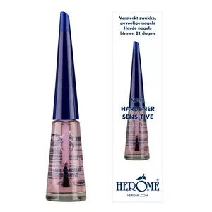 Herome Nail Hardener Sensitive, odżywka, utwardzacz paznokci, efekt po 21 dniach, 10ml