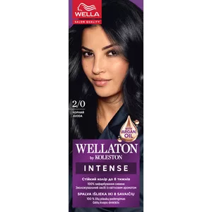 Wella Wellaton by Koleston, farba do włosów, Czarny, 2/0, 100ml