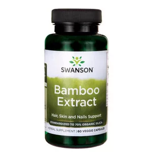 Swanson, bamboo ekstrakt, 60 kapsułek