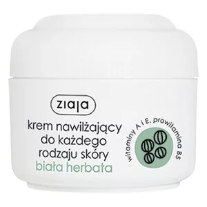 Ziaja, krem nawilżający do twarzy z białą herbatą, 50ml