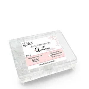 Elisium, formy do przedłużania paznokci Quick Shape Nail Form typ 1, 120 szt