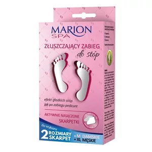 Marion SPA złuszczający zabieg do stóp aktywnie nasączone skarpetki 2x20ml