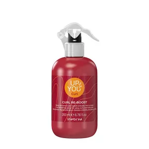 Inebrya Up To You Curl Re-Boost, odświeżający spray do włosów kręconych i falowanych, 200ml