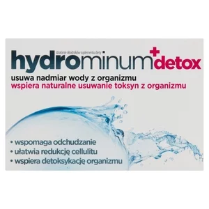 Hydrominum Detox suplement diety usuwający z organizmu nadmiar wody oraz toksyny 30 tabletek