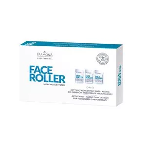 Farmona Professional Face Roller, Aktywny koncentrat anti-aging do zabiegów mezoterapii mikroigłowej, 5x5ml