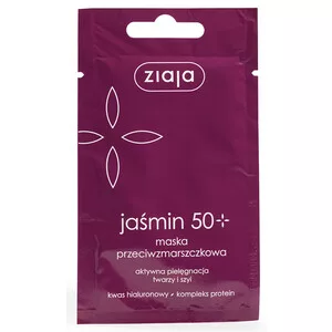 Ziaja Jaśmin, przeciwzmarszczkowa maska do twarzy 50+, 7ml