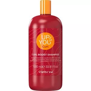 Inebrya Up To You Curl Boost, nawilżający szampon do włosów falowanych i kręconych, 1000ml