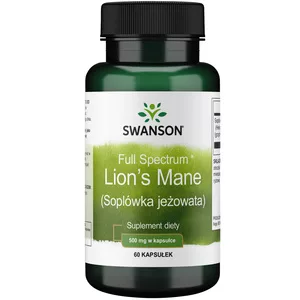 Swanson FS Lion's mane (soplówka jeżowata) 60 kaps